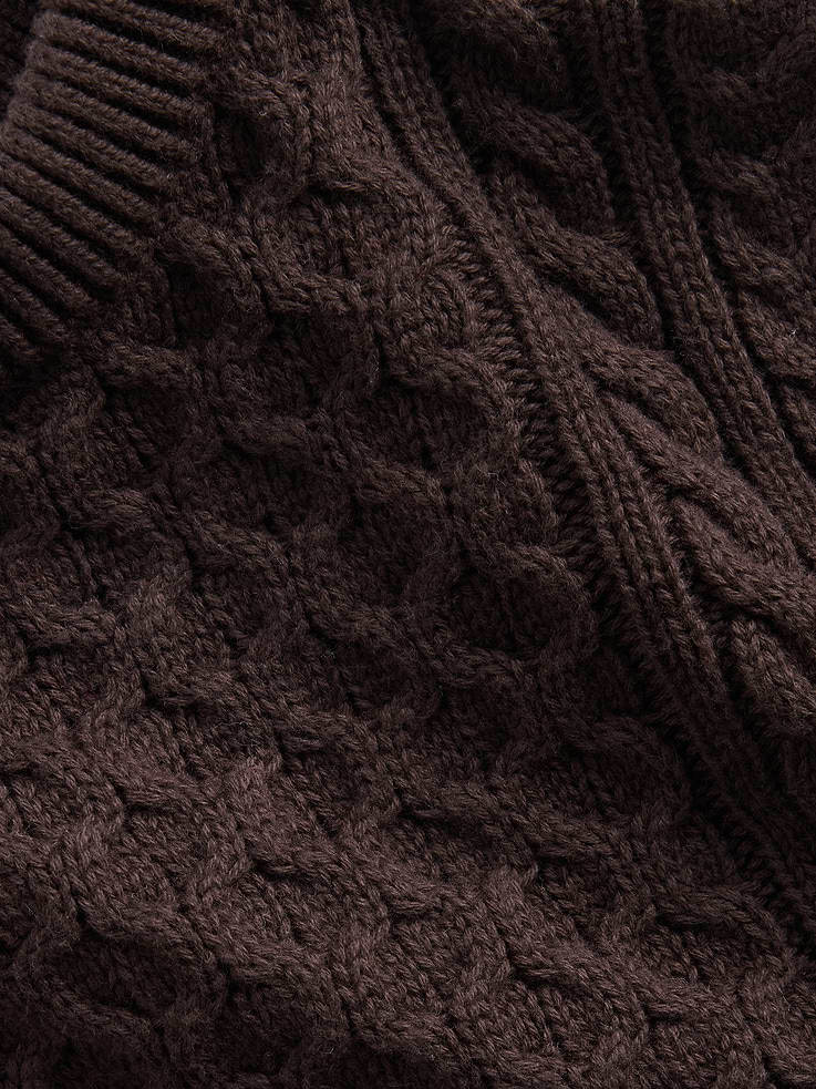 Image 5 de 5, Chandail surdimensionné en tricot torsadé 100 % coton pour Enfant