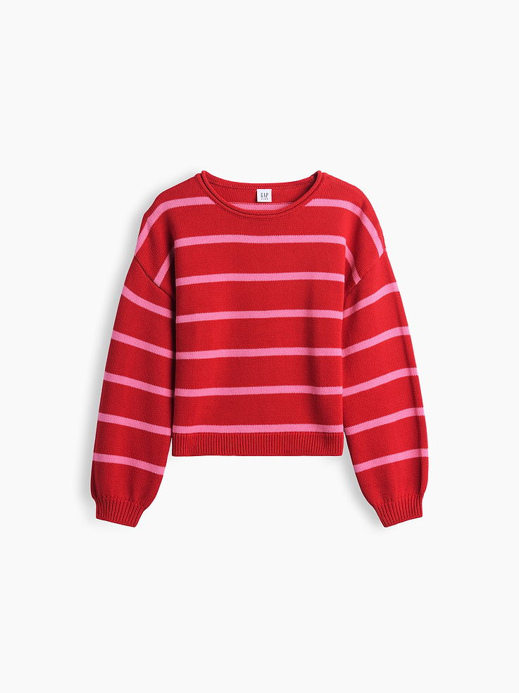 Image 2 of 5, Kids 100% Cotton Oversized Rollneck Sweater