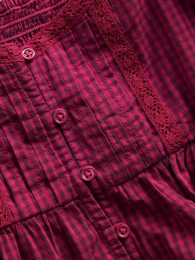 Image 5 de 5, Haut à taille empire à manches bouffantes pour Enfant