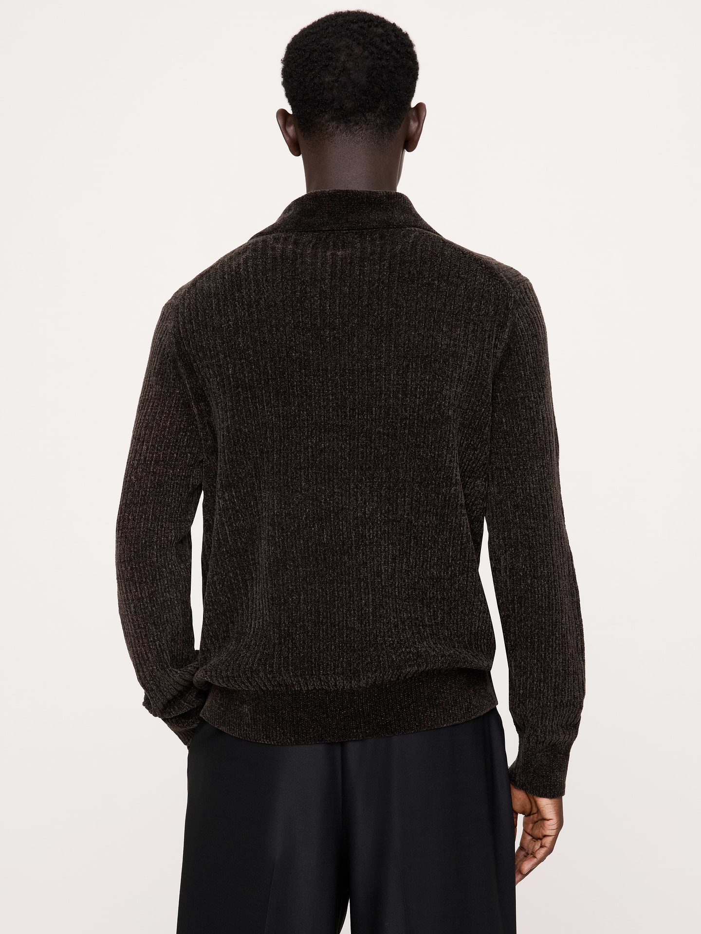 Image 2 of 5, Italian Chenille Sweater Polo