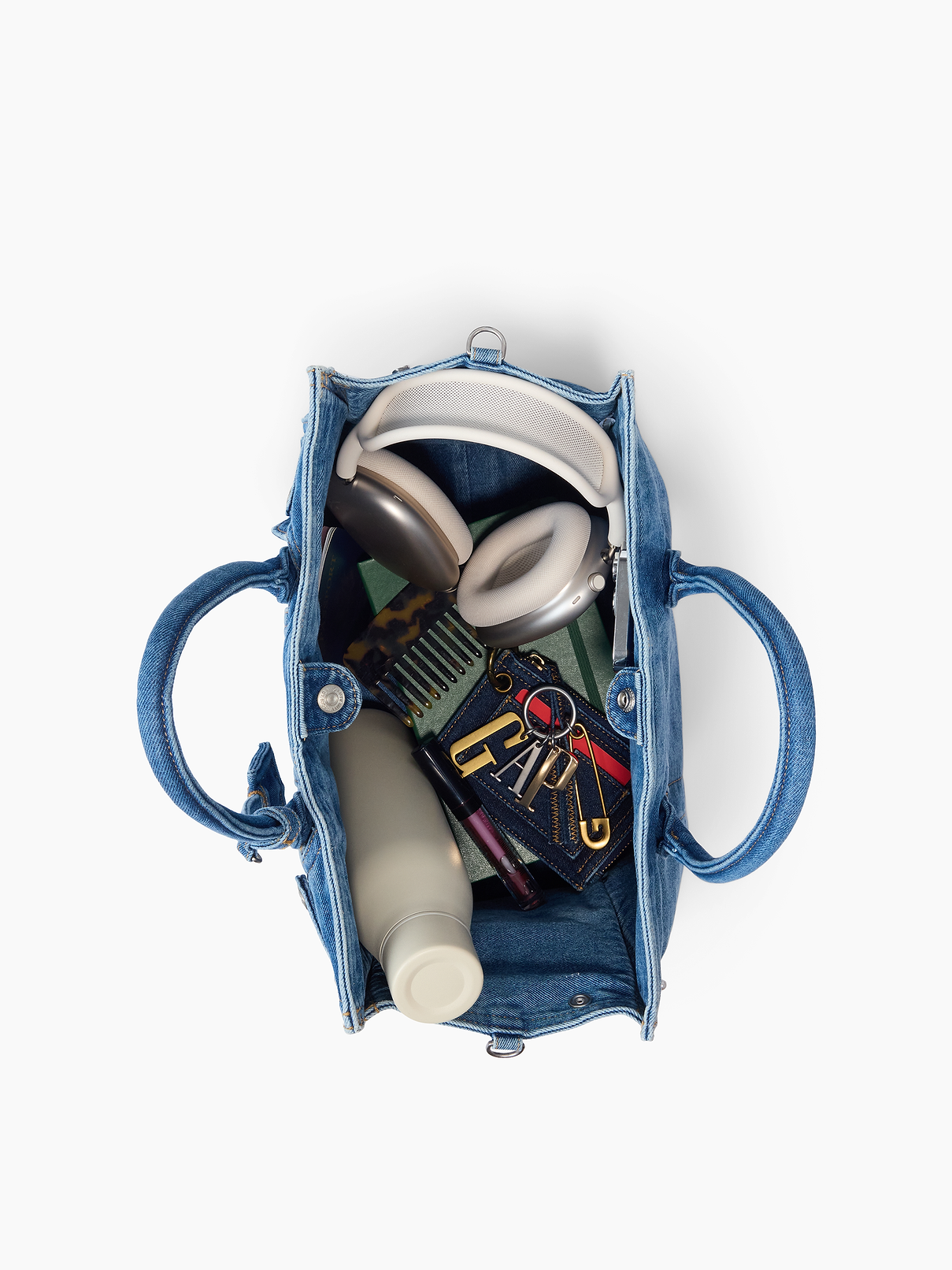 Image number 9 showing, Denim Five Pocket Tote