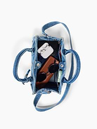 Image number 10 showing, Small Denim Five Pocket Tote