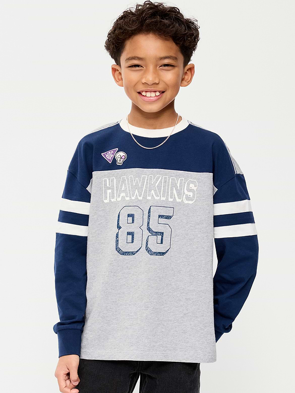 Old Navy x Netflix Stranger Things: Tales From '85 Oversized Long-Sleeve T-Shirt for Boys