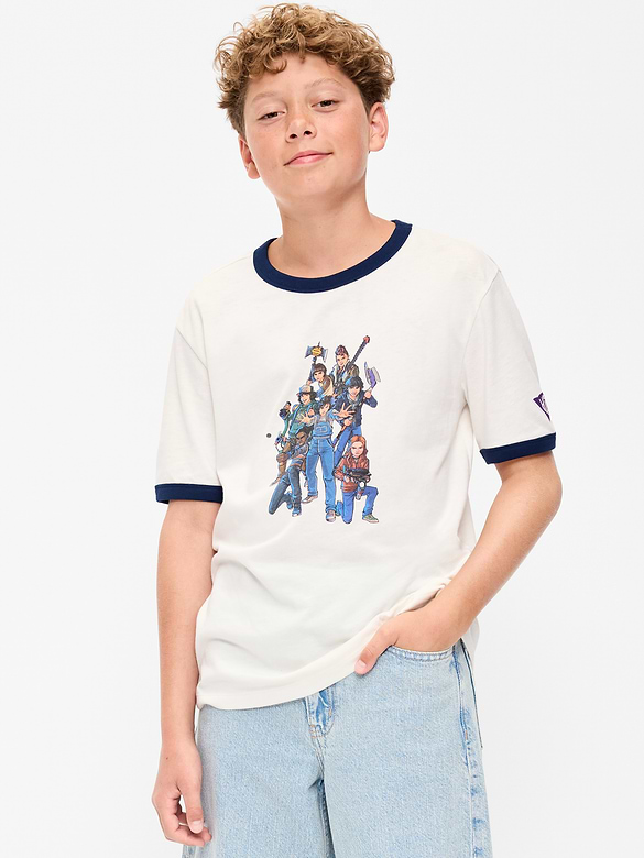 Old Navy x Netflix Stranger Things: Tales From '85 Ringer T-Shirt for Boys