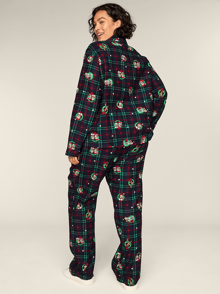 Image 8 of 8, Old Navy x Disney Flannel Pajama Pant Set for Women, All-Access Cardmember