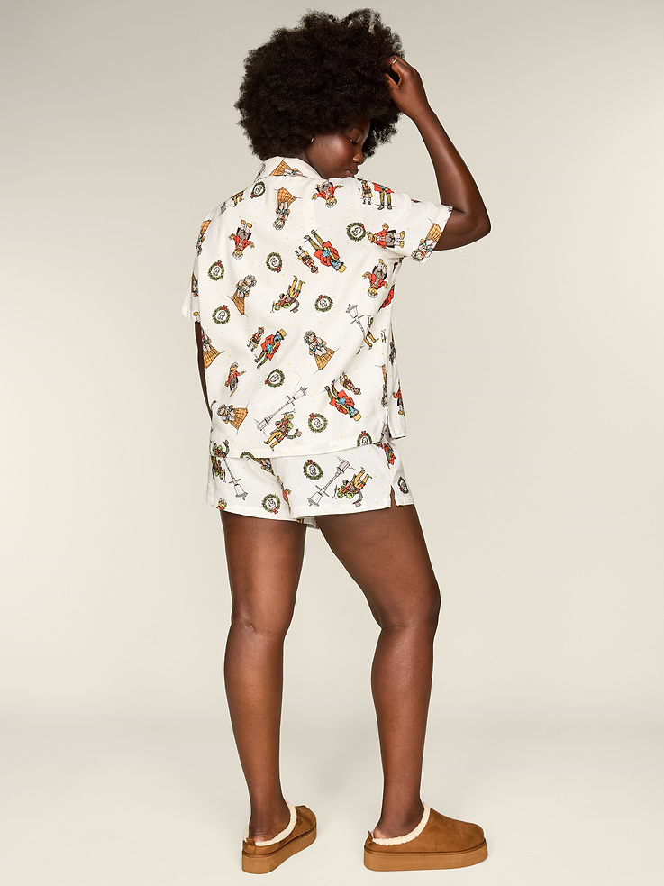 Image 6 of 8, Old Navy x Disney Muppets Flannel Pajama Shorts Set for Women, All-Access Cardmember