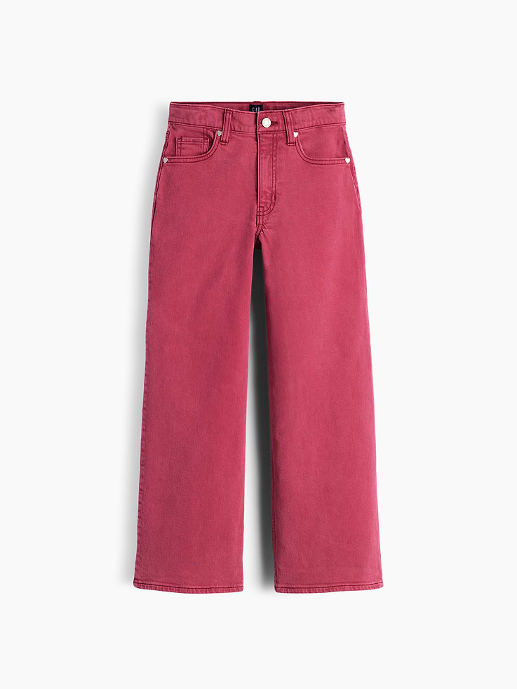 Image 2 de 6, Jean sportif jambe large à taille basse pour Enfant