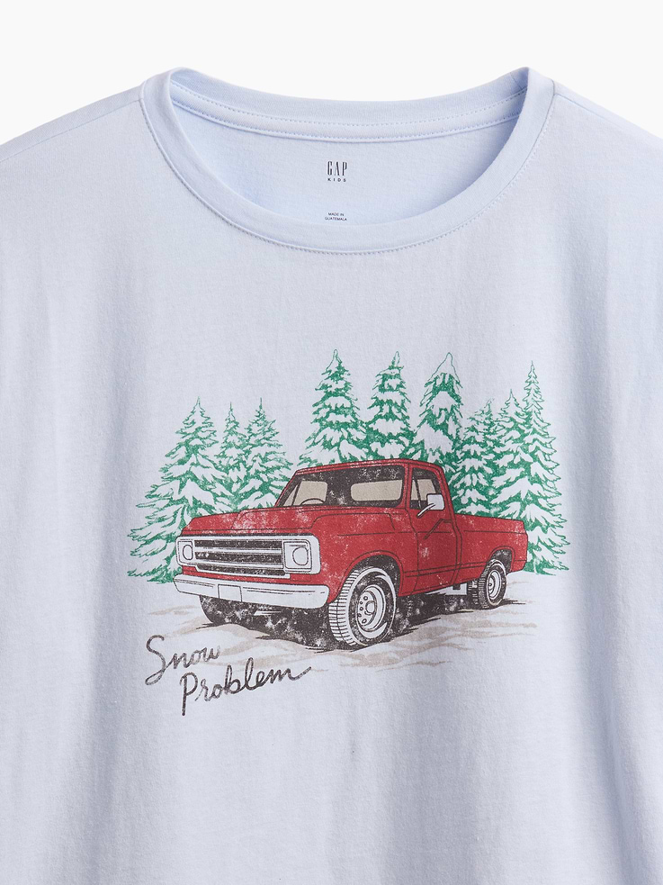 Image 2 of 4, Kids Oversized Graphic T-Shirt