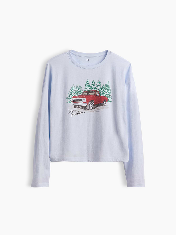 Image 4 of 4, Kids Oversized Graphic T-Shirt