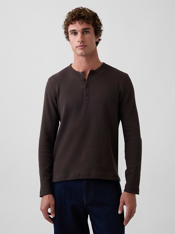 Waffle Henley T-Shirt