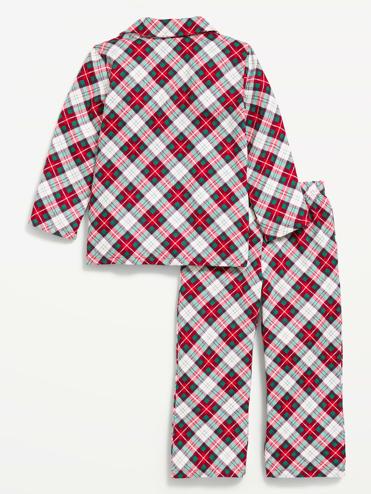 Image number 2 showing, Unisex Flannel Pajama Set for Toddler