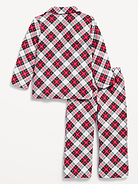 Image number 2 showing, Unisex Flannel Pajama Set for Toddler