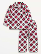 Image number 1 showing, Unisex Flannel Pajama Set for Toddler