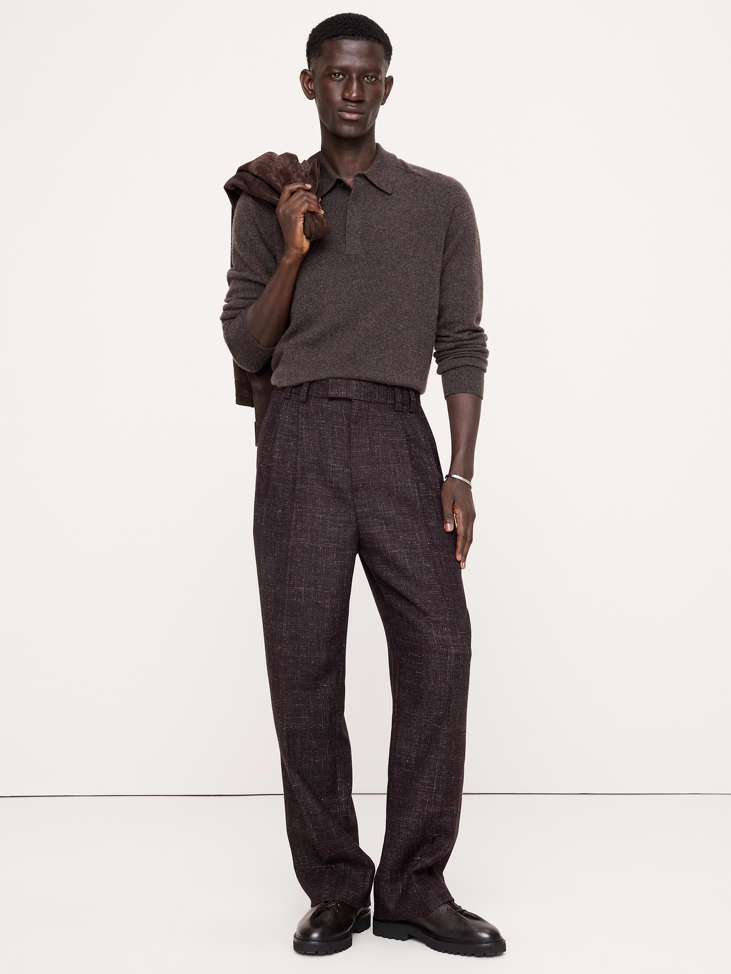 Image number 1 showing, Relaxed Pleated Dress Pant