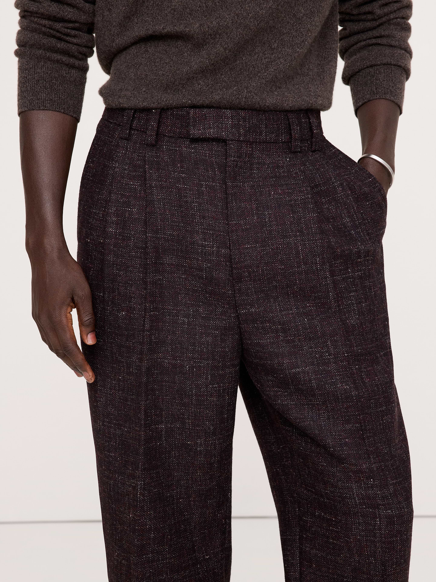 Image number 3 showing, Relaxed Pleated Dress Pant