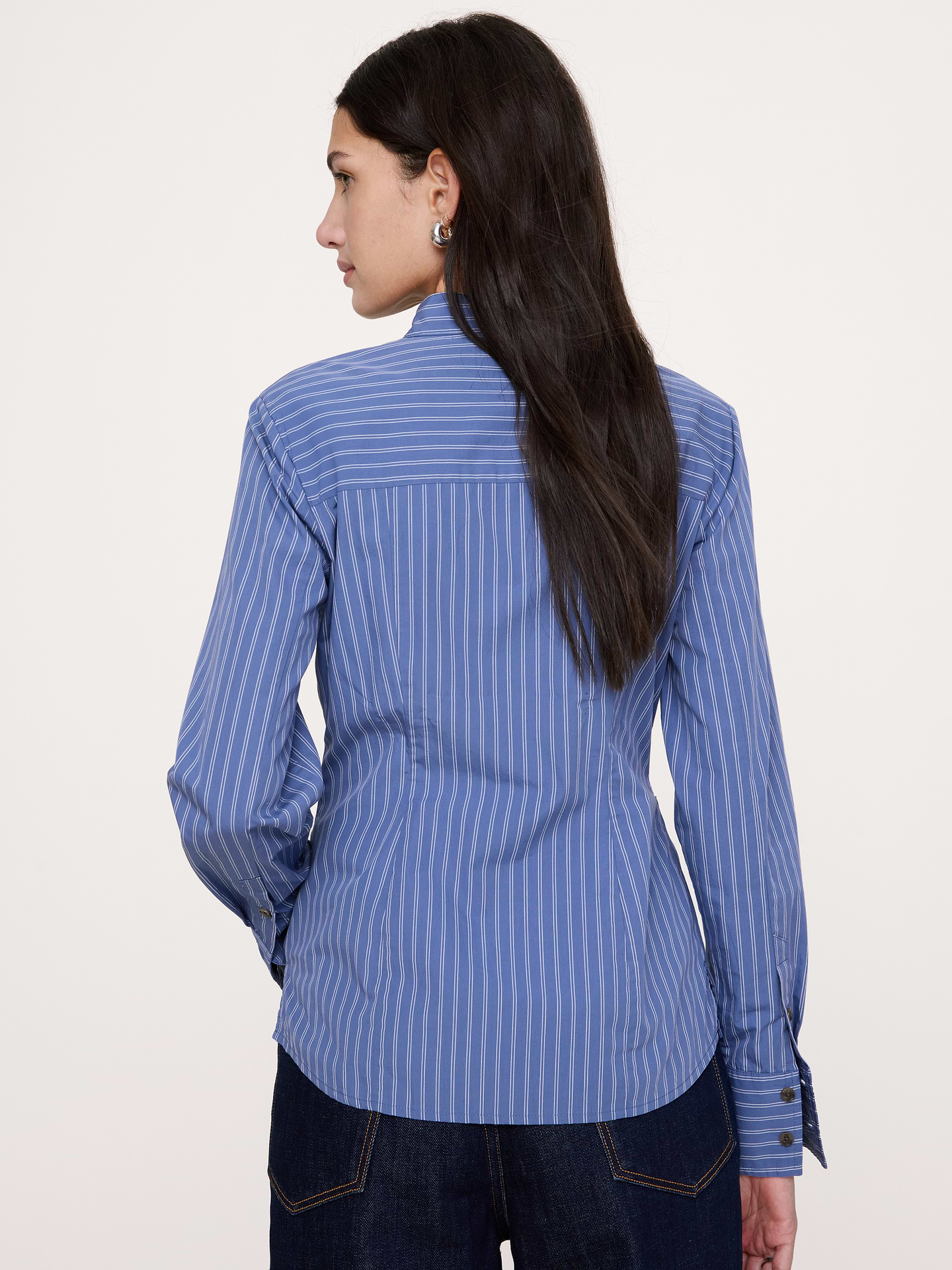 Image 2 de 7, Haut à taille plissée en coton