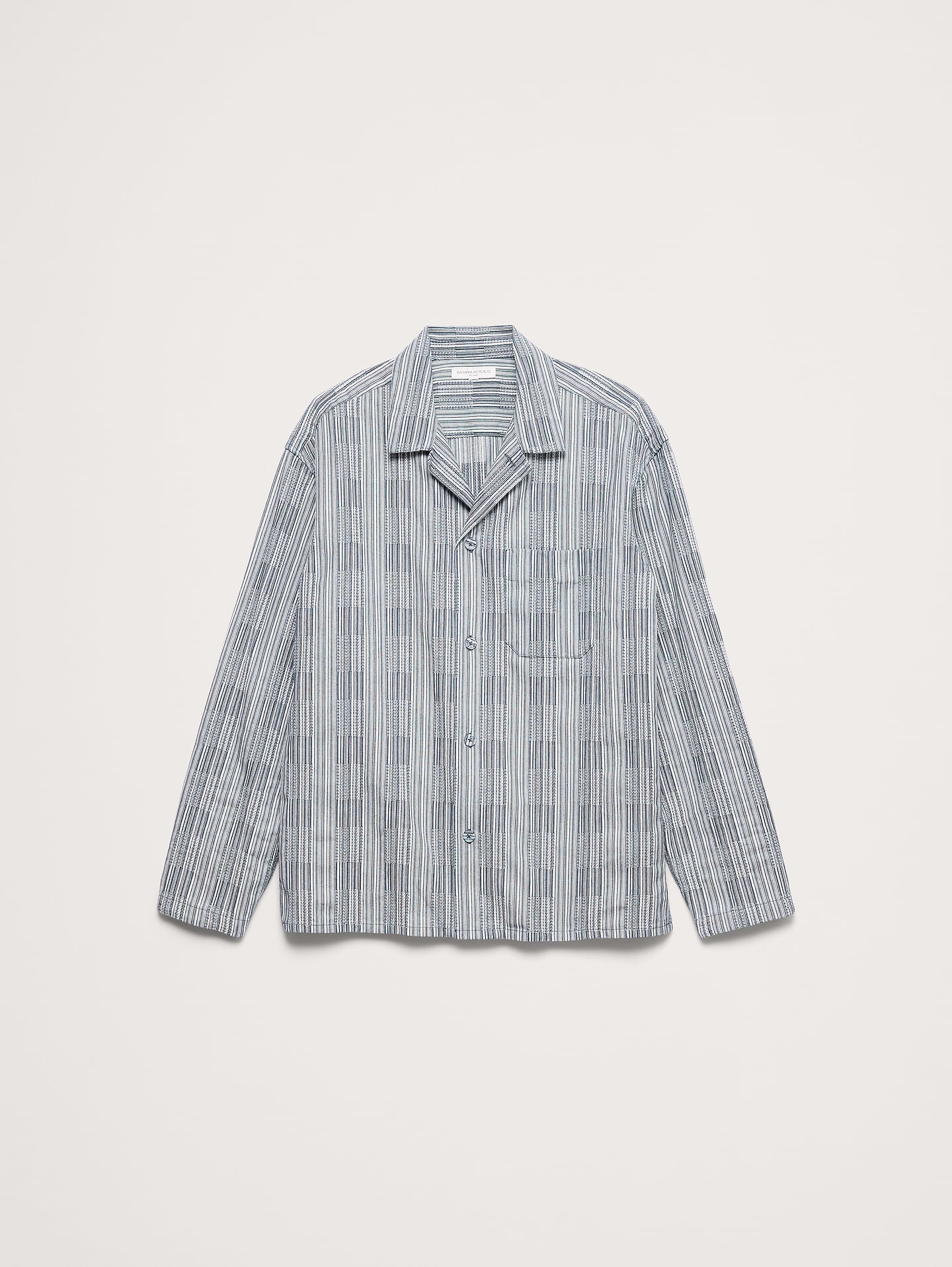 Image 5 de 7, Chemise décontractée en coton texturé