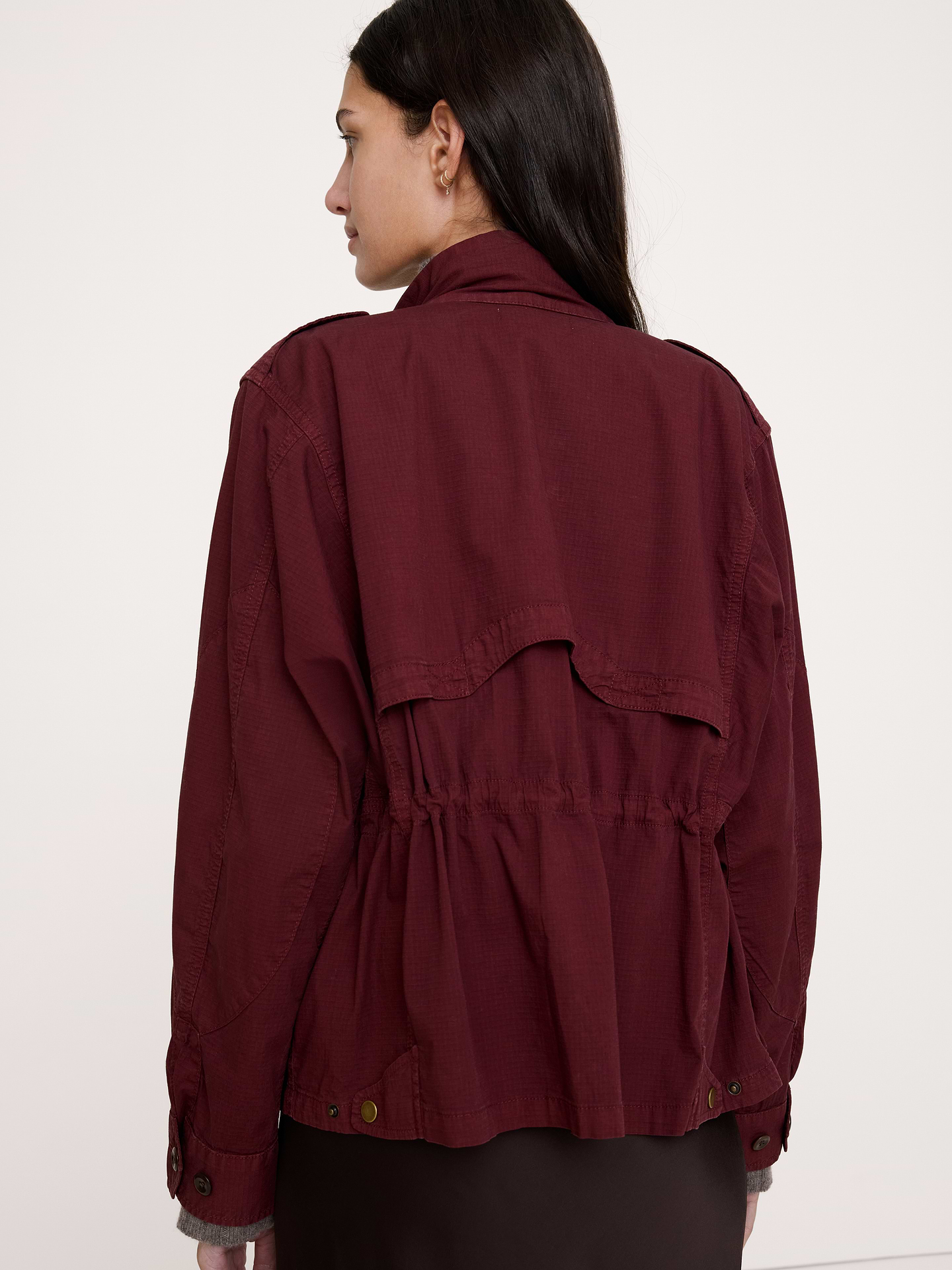 Image 3 of 8, Ripstop Cotton Flight Jacket