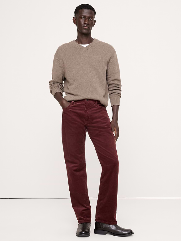 Straight Corduroy Traveler Pant