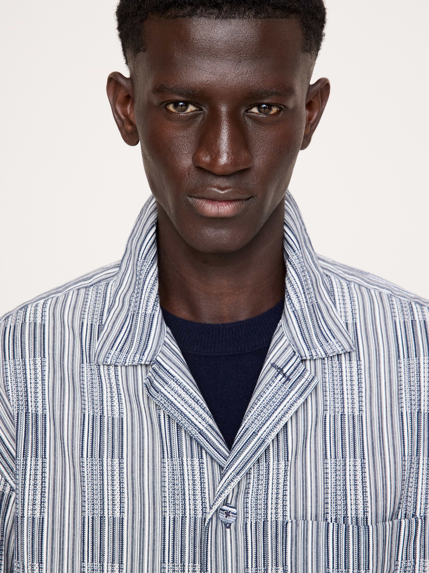 Image 7 de 7, Chemise décontractée en coton texturé