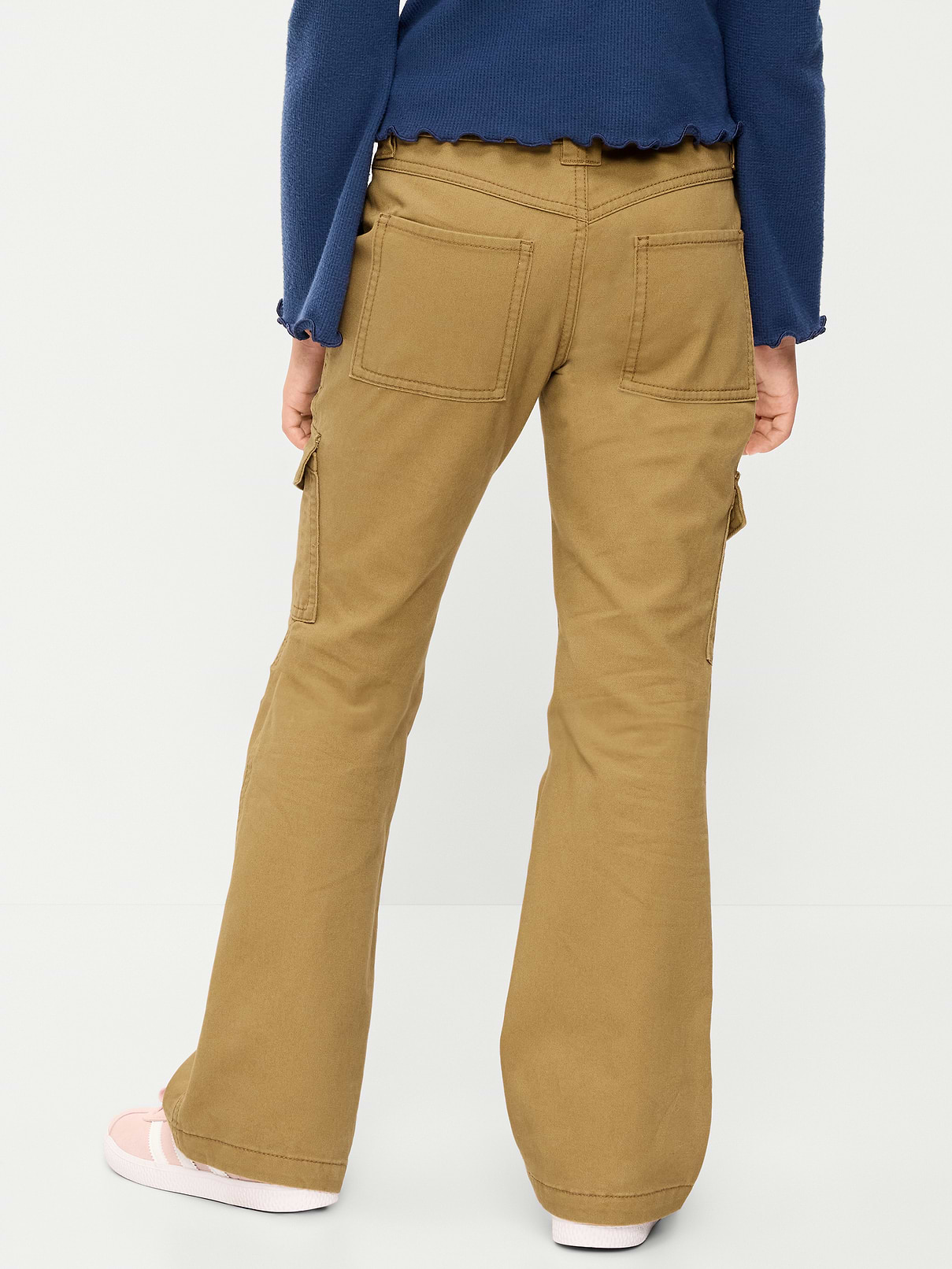 Image 2 of 5, Low-Rise Flare-Leg Utility Pants for Girls