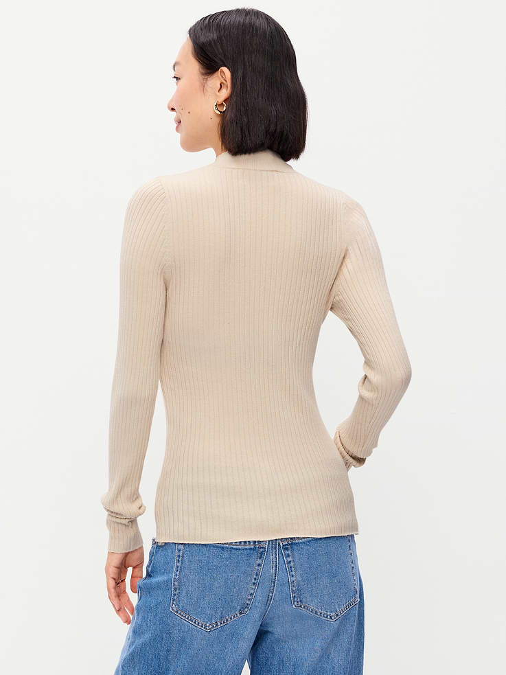 Image 2 of 6, Slim-Fit Ribbed Turtleneck