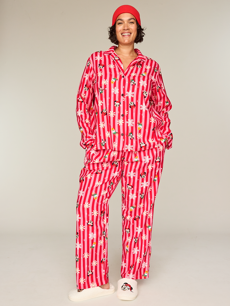 Image 7 of 8, Old Navy x Disney Flannel Pajama Pant Set for Women, All-Access Cardmember