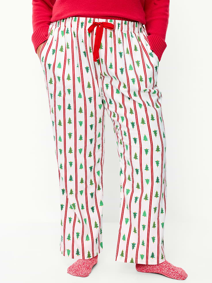 Image 7 of 8, Flannel Pajama Pants for Women