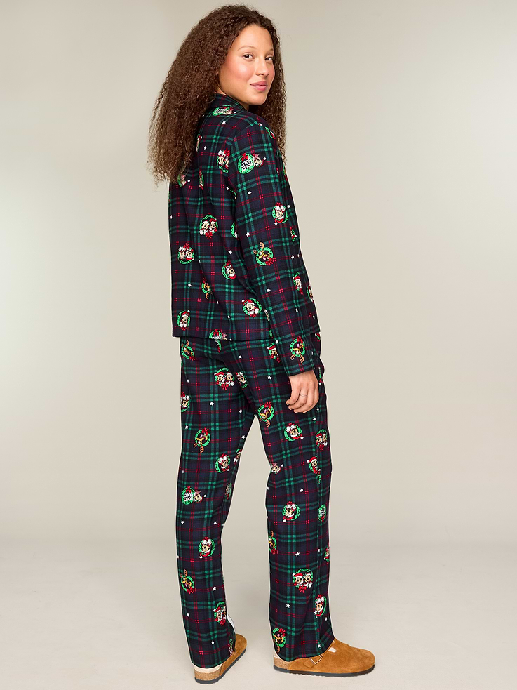 Image 2 of 8, Old Navy x Disney Flannel Pajama Pant Set for Women, All-Access Cardmember