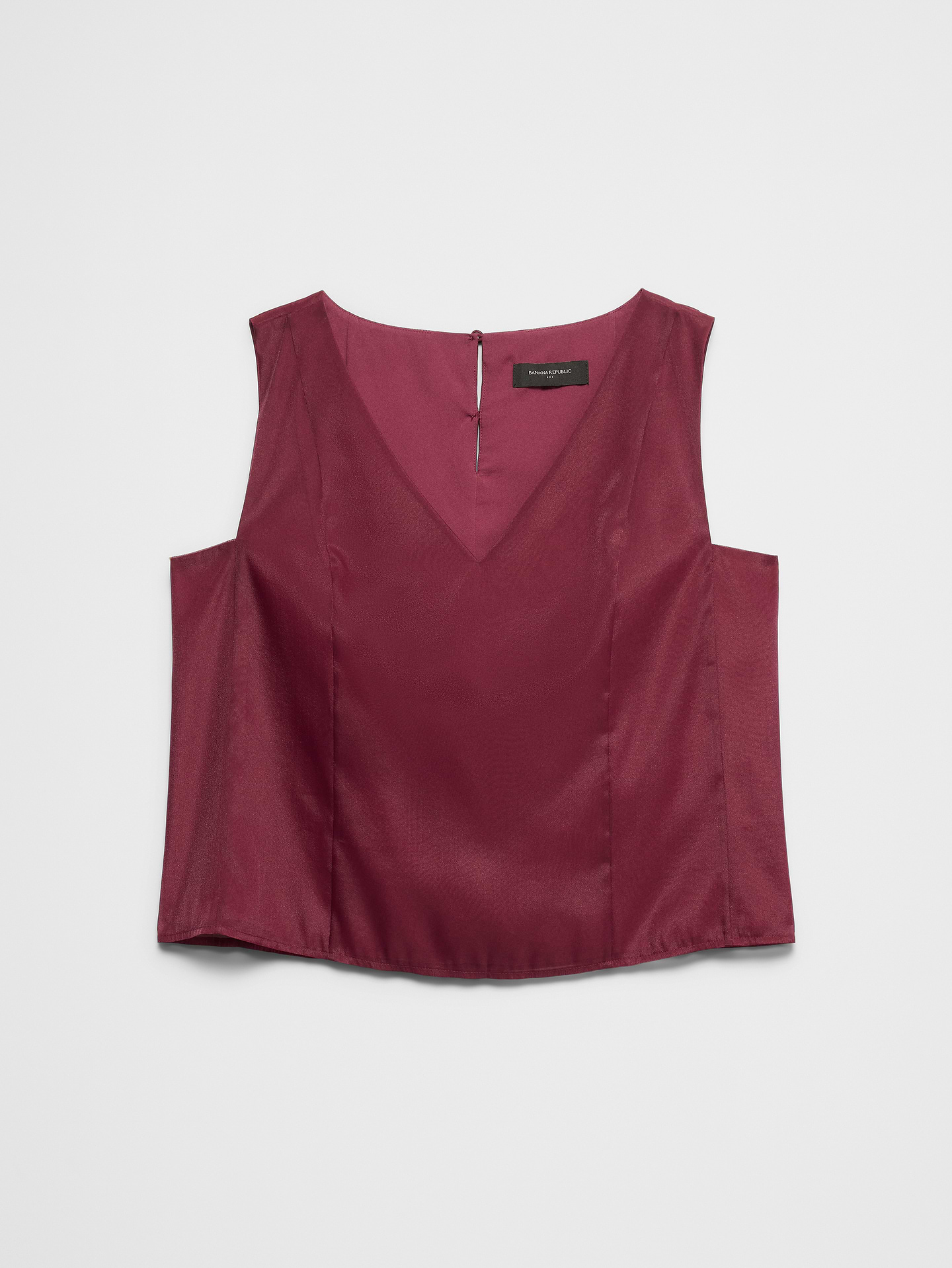 Image number 4 showing, Organza Button-Back Shell Top