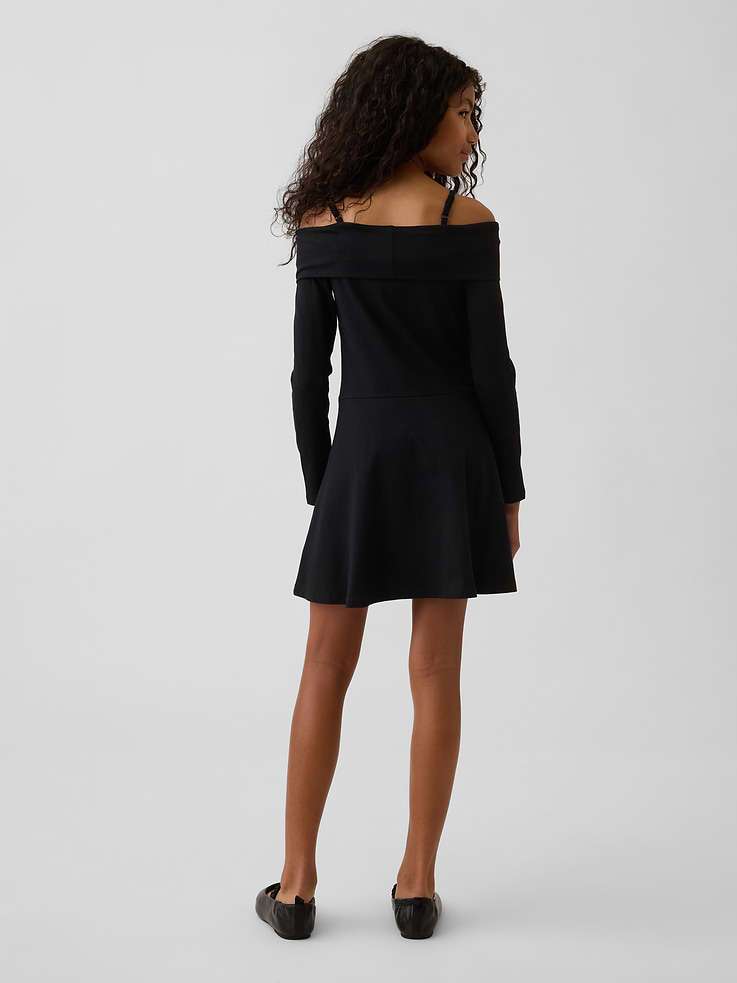 Image number 3 showing, Kids Jersey Off-Shoulder Dress