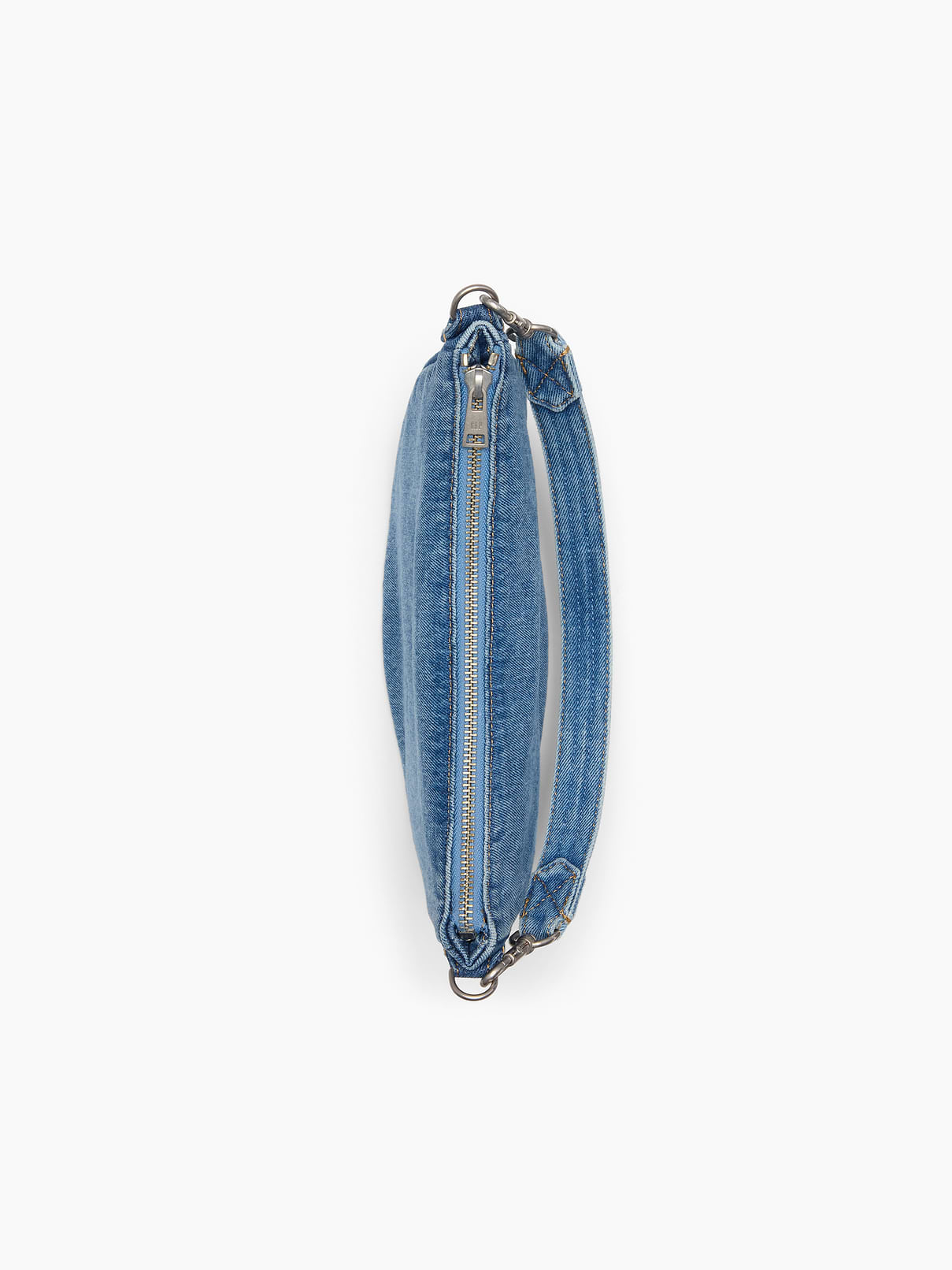 Image number 5 showing, Small Denim Crescent Crossbody