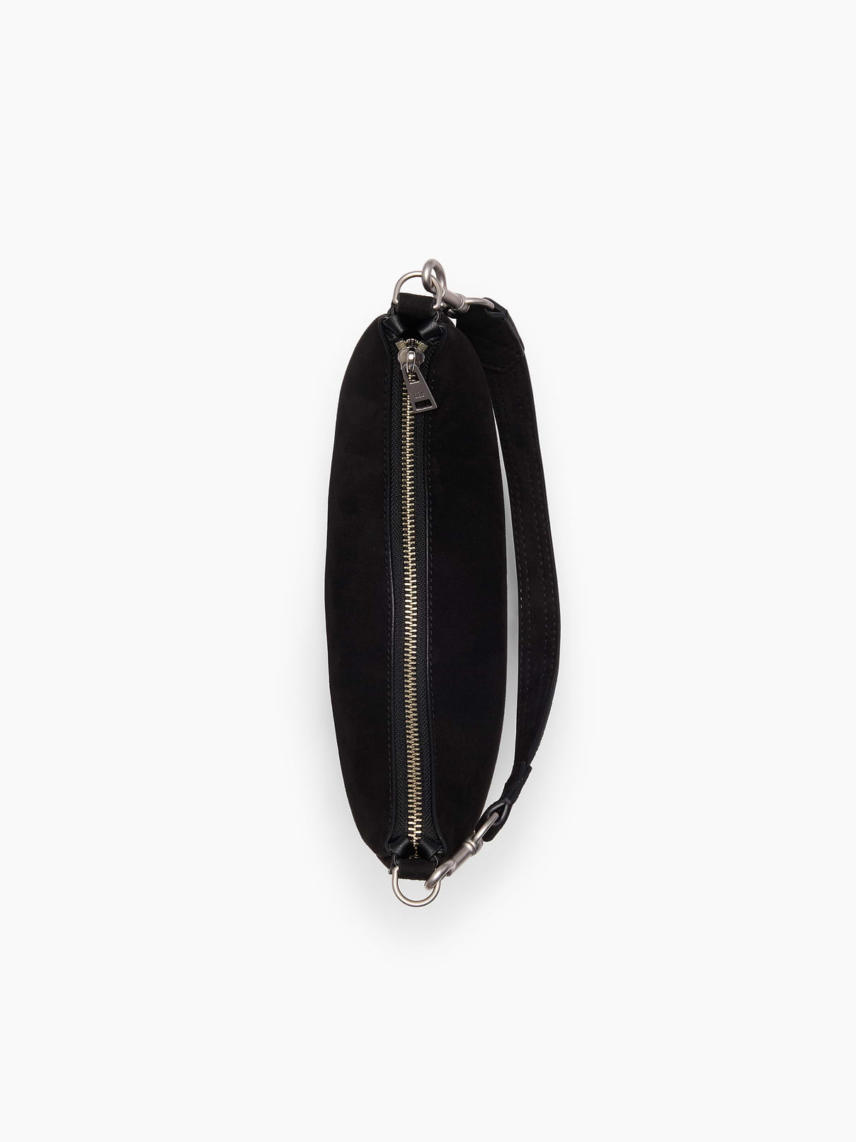 Image number 5 showing, Small Vegan Suede Crescent Crossbody