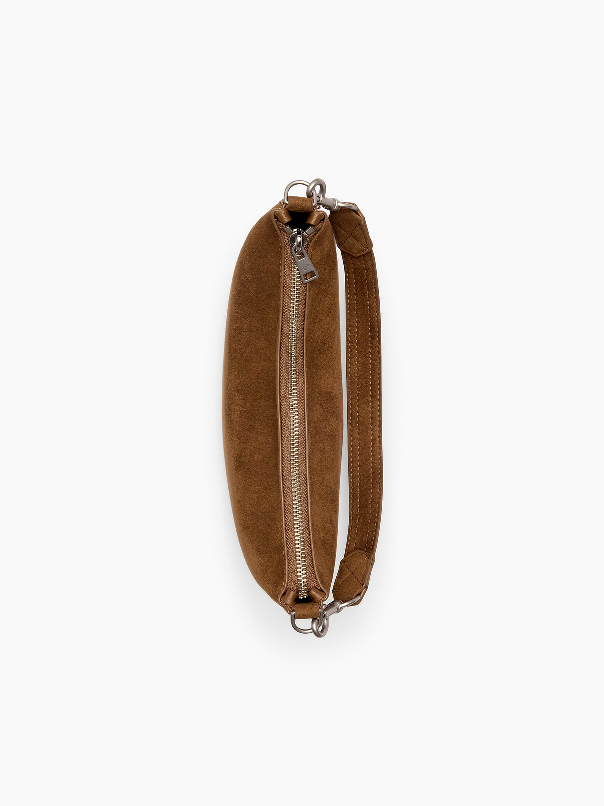 Image number 5 showing, Small Vegan Suede Crescent Crossbody