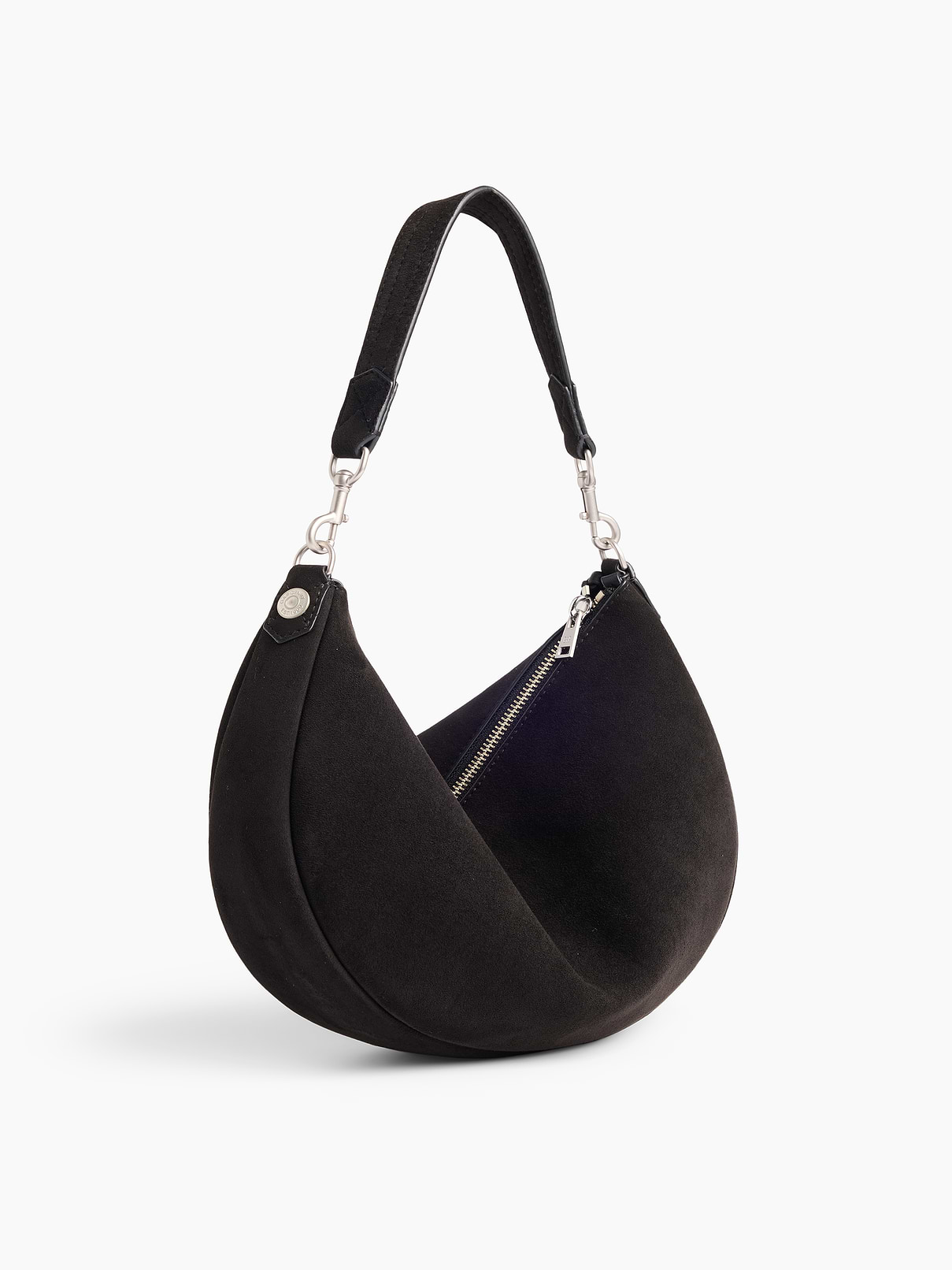 Image number 3 showing, Vegan Suede Crescent Bag