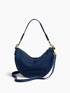 Image number 1 showing, Small Denim Crescent Crossbody