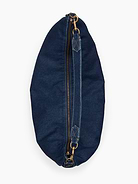 Image number 5 showing, Large Denim Crescent Bag