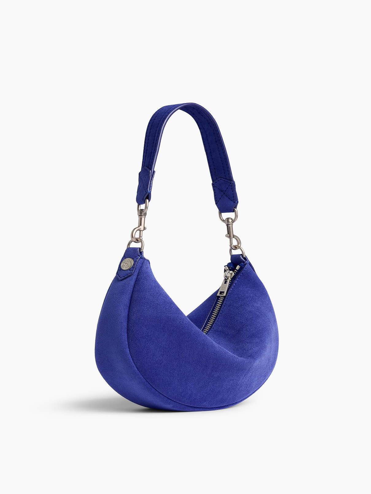Image number 3 showing, Small Vegan Suede Crescent Crossbody