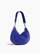 Image number 3 showing, Small Vegan Suede Crescent Crossbody