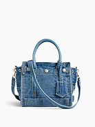 Image number 1 showing, Small Denim Five Pocket Tote