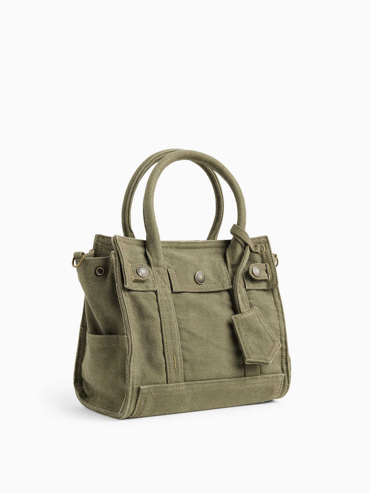 Image number 3 showing, Small Canvas Five Pocket Tote