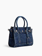 Image number 3 showing, Small Denim Five Pocket Tote