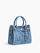 Image number 3 showing, Small Denim Five Pocket Tote