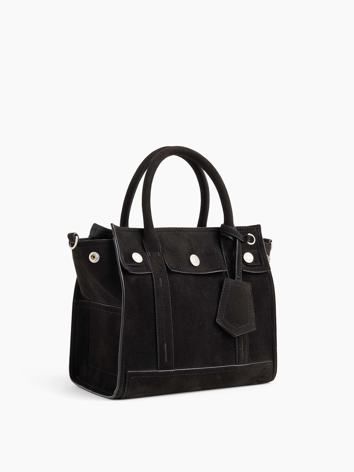 Image number 3 showing, Small Vegan Suede Five Pocket Tote