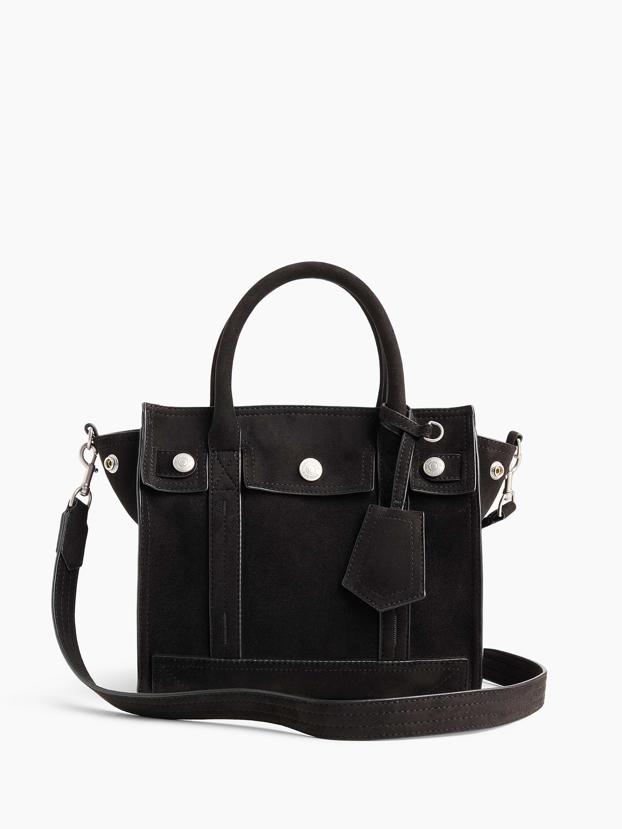 Image number 1 showing, Small Vegan Suede Five Pocket Tote