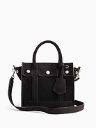 Image number 1 showing, Small Vegan Suede Five Pocket Tote