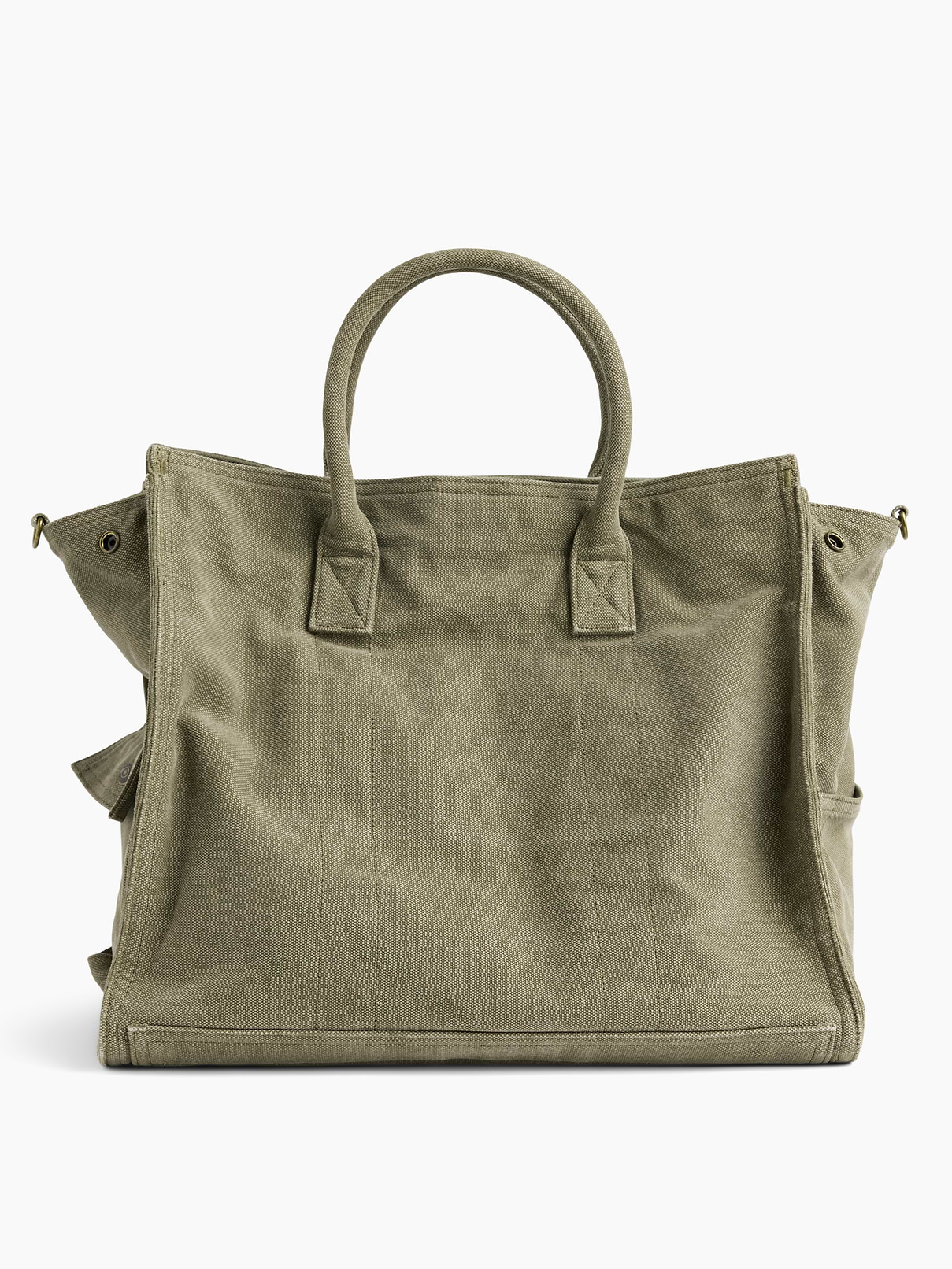 Image number 4 showing, Large Canvas Five Pocket Tote