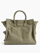Image number 4 showing, Large Canvas Five Pocket Tote