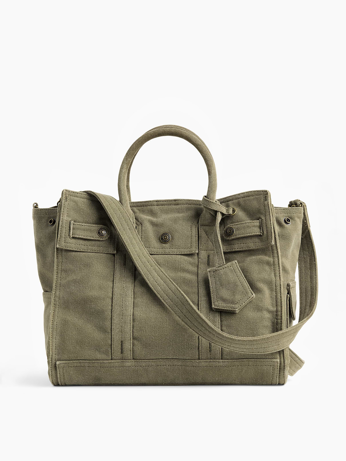 Image number 1 showing, Canvas Five Pocket Tote
