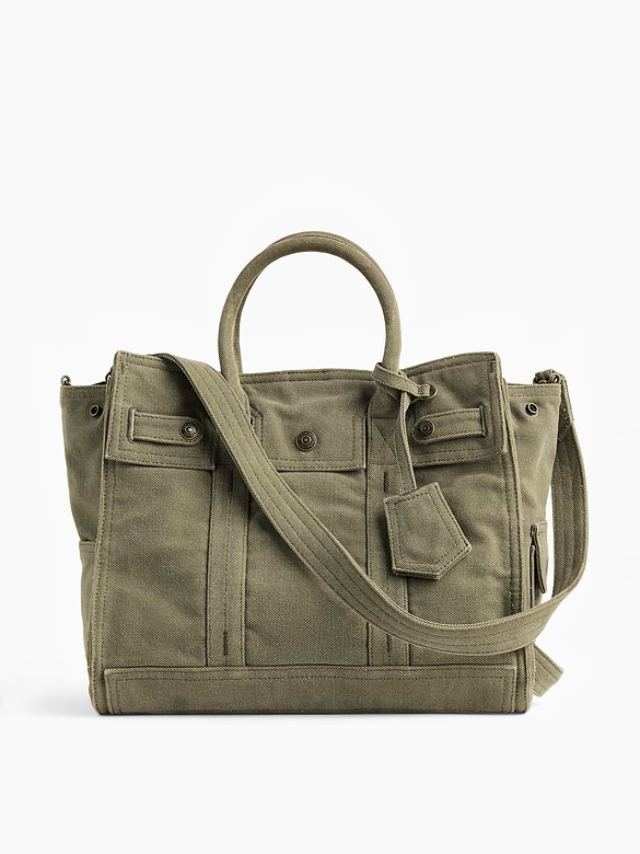 Canvas Five Pocket Tote